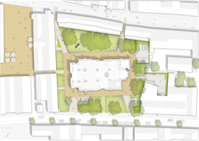 Städtebau Kirchplatz St. Nicolai, Lemgo