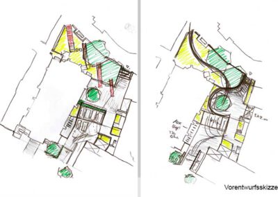 Städtebau - Kirchplatz Martin-Luther-Kirche, Detmold