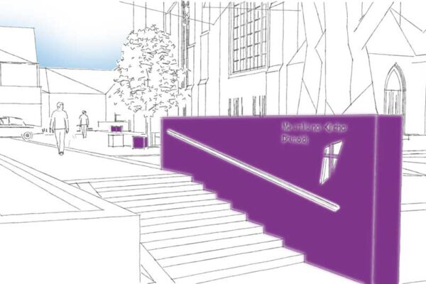 Städtebau - Kirchplatz Martin-Luther-Kirche, Detmold Städtebau - Kirchplatz Martin-Luther-Kirche, Detmold