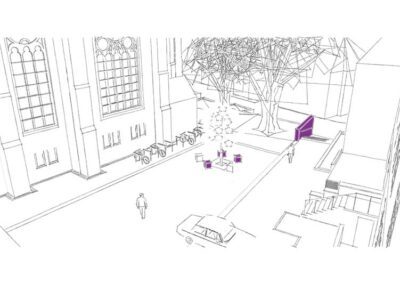 Städtebau - Kirchplatz Martin-Luther-Kirche, Detmold